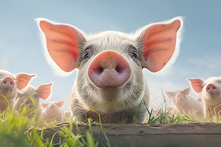 大耳朵的猪猪图片
