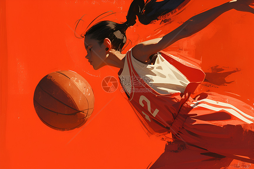 篮球女神图片