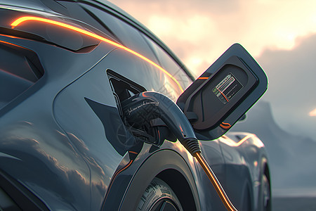 扳手线条科技未来的能源车辆背景