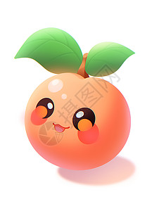 可爱的桃子吉祥物图片