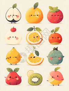 可爱水果图片