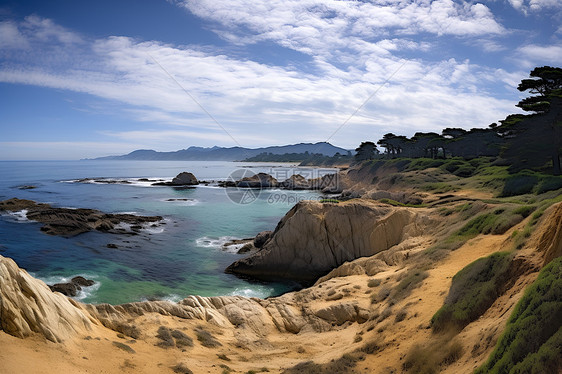 海岛的风景图片