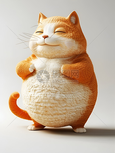 猫咪胖乎乎的身体图片