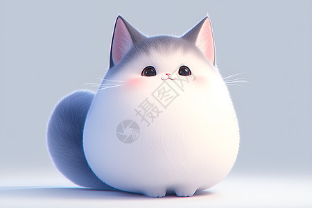 肥肥的猫咪图片