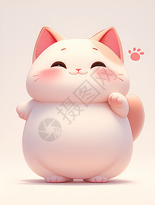 肥肥胖胖的猫咪图片