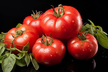 美味诱人的番茄图片