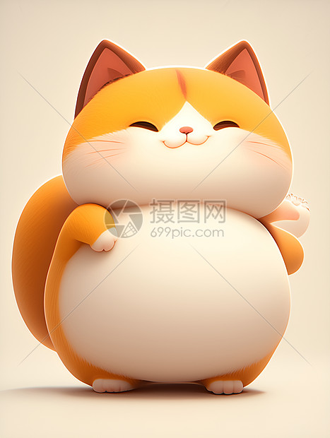 大胖橘猫图片