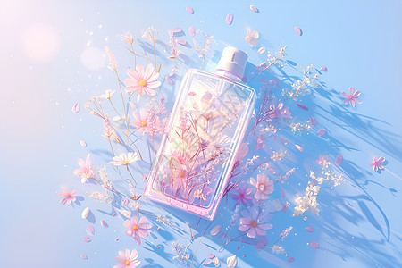 花与光的香水瓶图片