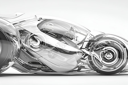 未来感的摩托车图片
