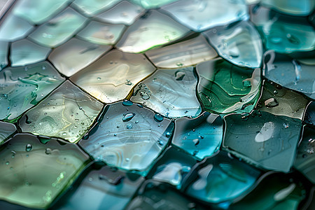 抽象的玻璃艺术背景图片