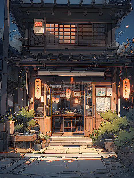 日式风情的餐厅图片