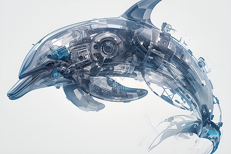 未来机械海豚图片