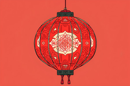 绚丽的中国红灯笼图片