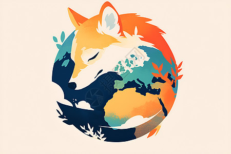 设计的狐狸徽标图片