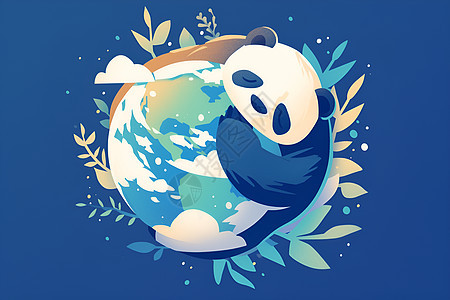 地球上的熊猫图片