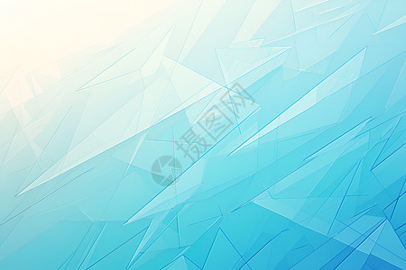 冰晶立方体的抽象蓝色背景图片