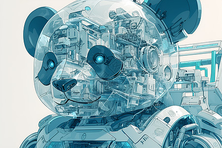 机器人熊猫的结构图片
