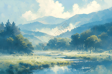 山川河流美景图片