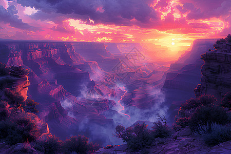 壮丽的美丽大峡谷图片