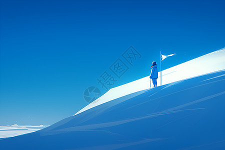 北极的探险者图片