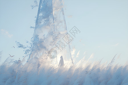 田野薄雾图片