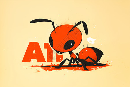 漂亮的红蚂蚁图片