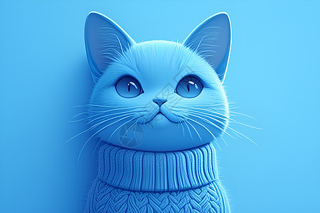 蓝调猫咪图片