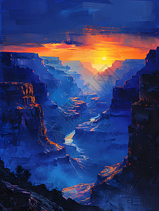 壮丽峡谷图片