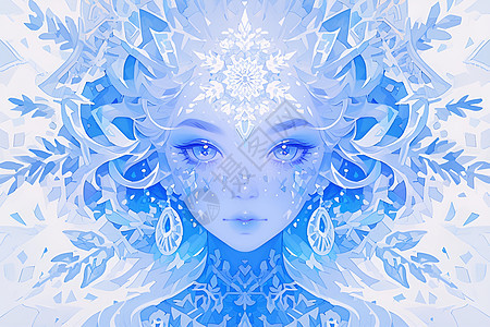 冰雪女王插图图片