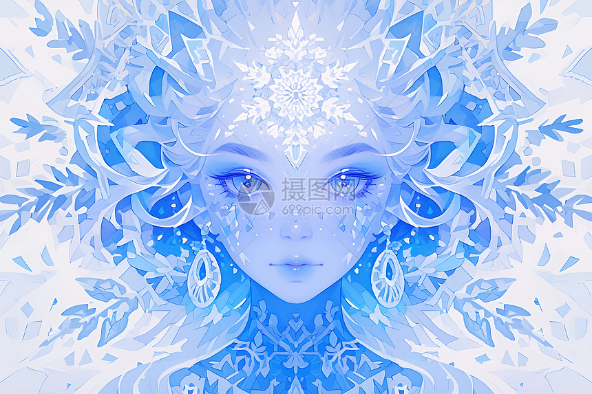 冰雪女王插图图片