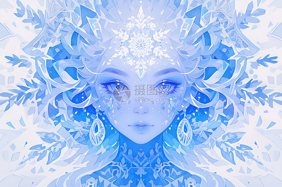 冰雪女王插图图片