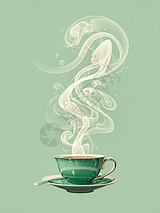 醇香的乌龙茶背景图片
