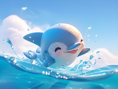 梦幻的海豚图片
