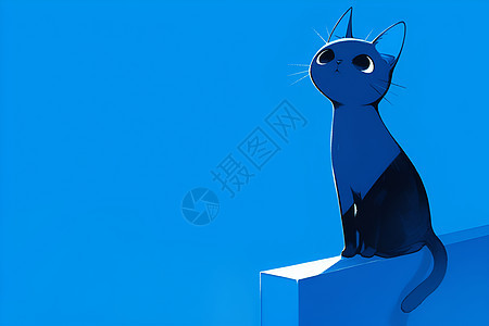 神秘蓝猫图片