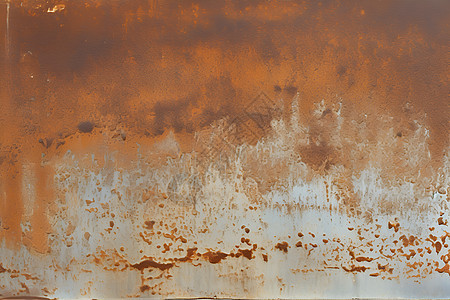 腐蚀的金属墙壁背景图片
