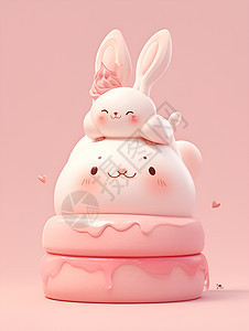 兔兔蛋糕图片