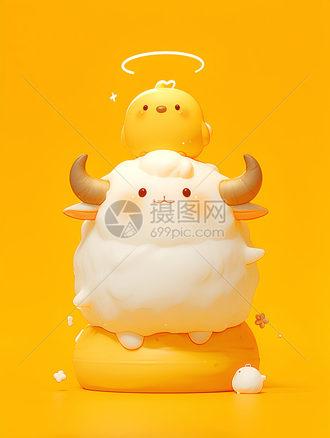 小鸡和小牛图片