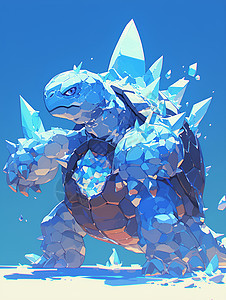 冰雪龟的水之徽章图片
