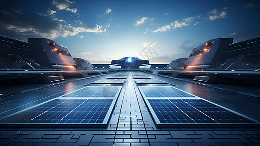 太阳能充电站图片