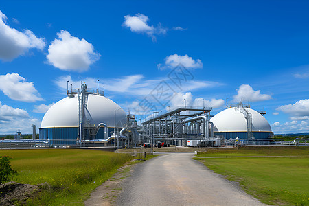 生化气体工厂图片