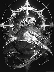 神兽海龟图片