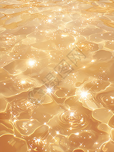 水面上的金光图片