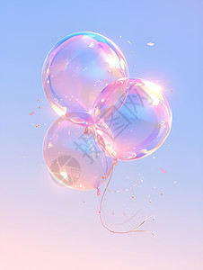 奇幻彩色气球图片