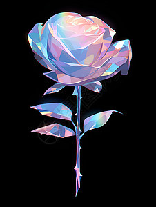 迷幻玫瑰花朵图片