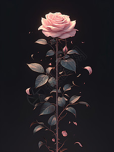 玫瑰绽放惊艳的形象图片