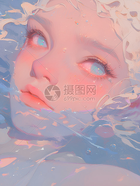 水中梦幻少女图片