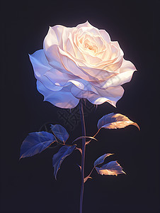 魅力绽放的玫瑰背景图片