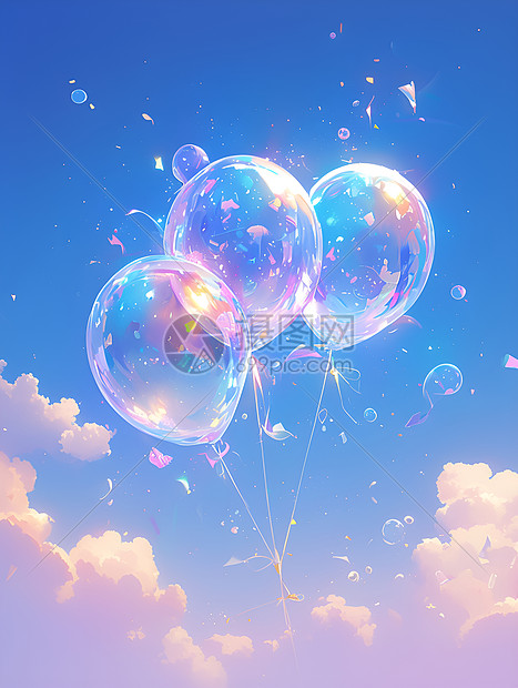 神奇幻想中的气球奇景图片