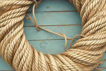 木船上的绳索图片