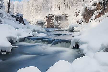 冻结的河流图片